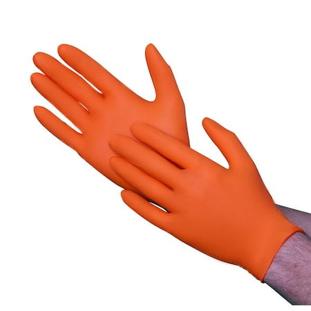 Exam Glove, Nitrile, Orange, XX-Large, 1000 PK